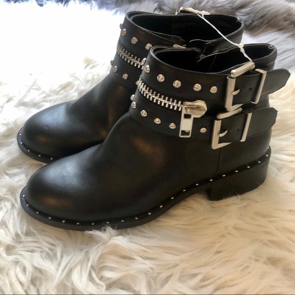 { Charles by Charles David } Black Studded Bootie - Picture 2 of 7